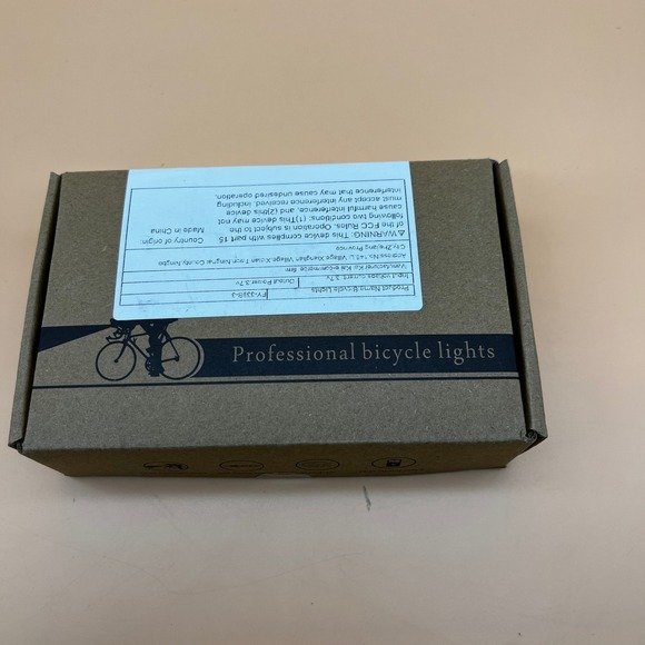 Bicycle Light 3 LED Beads FY-339B-3 Rechargeable Waterproof Super Bright Front - Picture 9 of 11